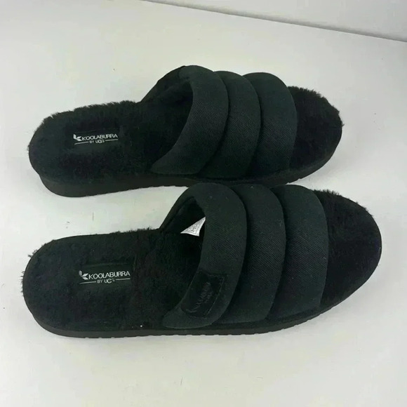 Koolaburra Shoes - KOOLABURRA BY UGG SIZE 10 BLACK SLIPPERS NWOT
